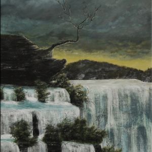 TR LA La riviere au chien 24X36po